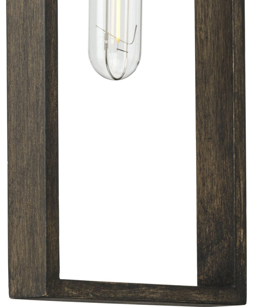 Boundary Collection 1-Light Modern Pendant, Matte Black