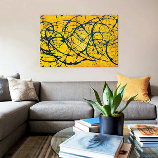 "Keep It Running" by Alicia Dunn, Canvas Print, 40"x26"