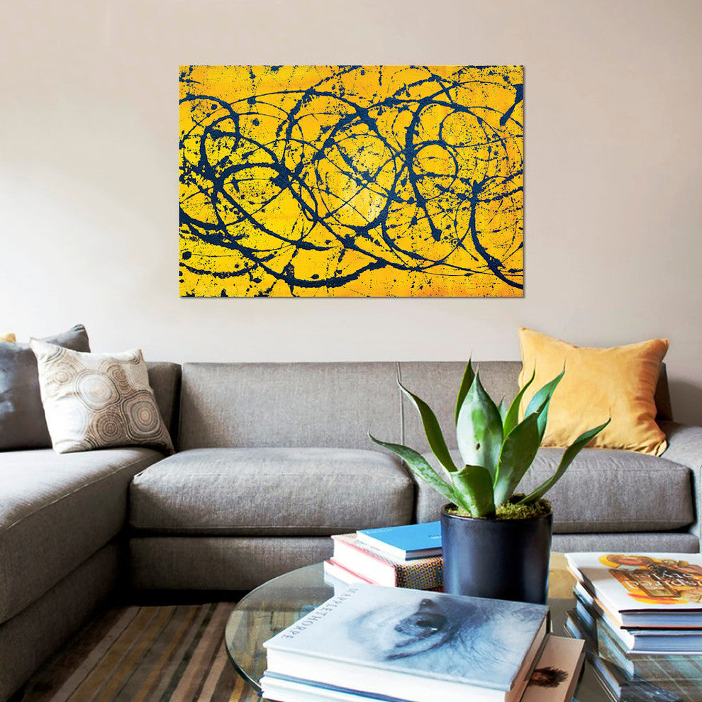 "Keep It Running" by Alicia Dunn, Canvas Print, 40"x26"