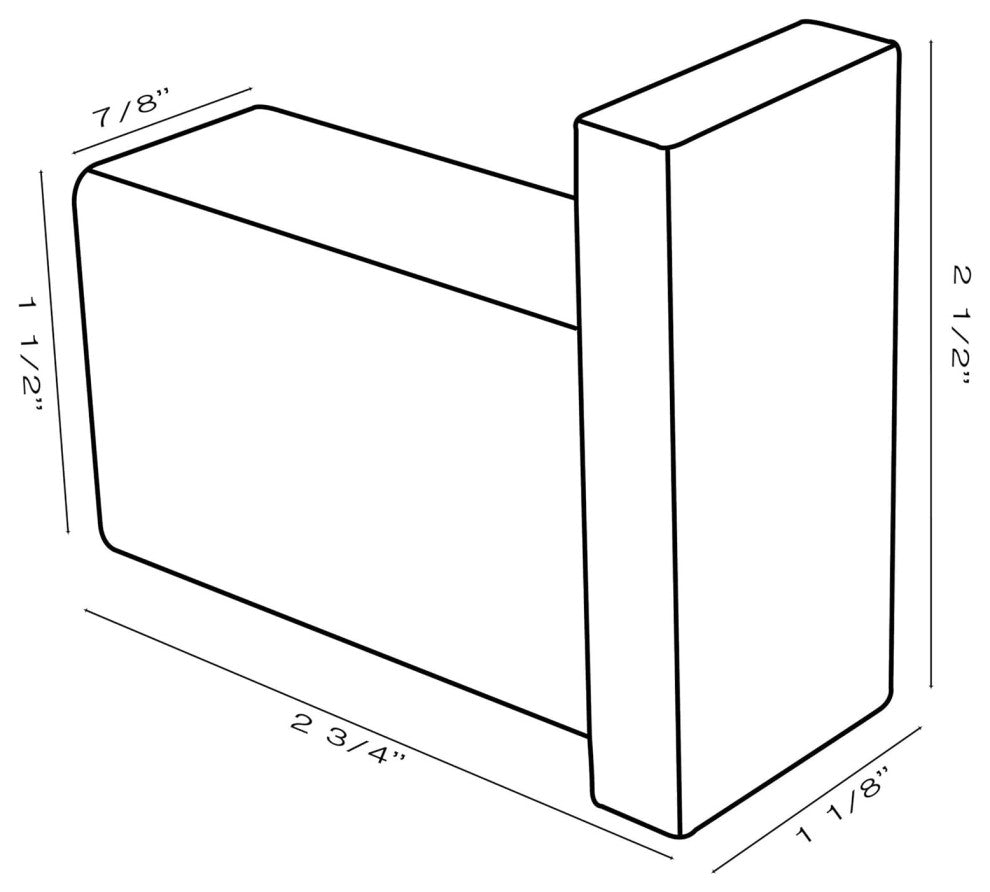 Florence Series Black Bathroom Robe Hook