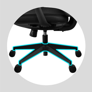 Ergonomic Office Mesh Chair with Lumbar Support Adjustable Armchair Tall Back