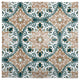 Faded Medallion Pattern 58x58 Tablecloth