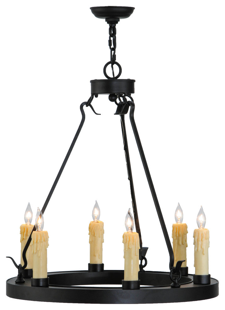 24 Wide Deina 6 Light Chandelier