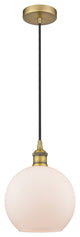 Innovations 616-1P-BB-G121-8 1-Light Mini Pendant, Brushed Brass