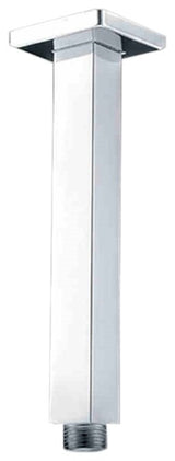 Fontana Solid Brass Chrome Overhead Shower Bar Square Ceiling Mounted Shower Arm