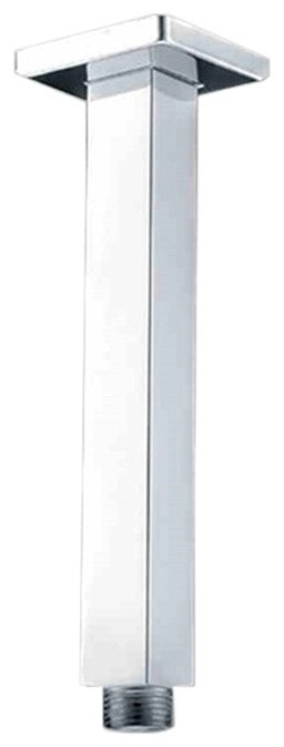 Fontana Solid Brass Chrome Overhead Shower Bar Square Ceiling Mounted Shower Arm