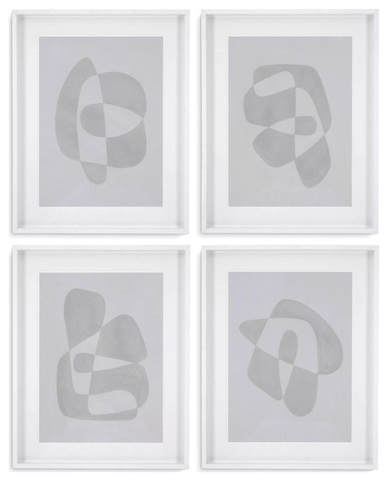 Abstract Shape Art Prints (4) | Eichholtz Soft Shape