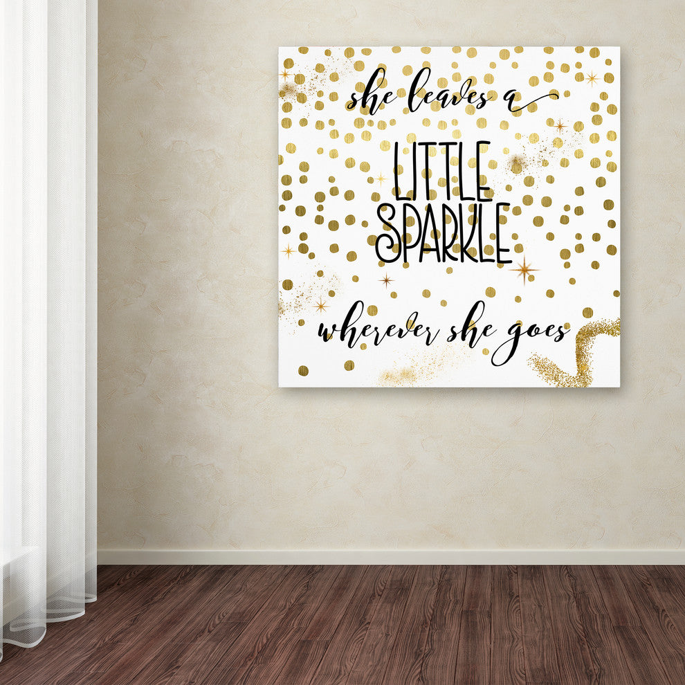 Color Bakery 'Sparkle' Canvas Art, 14x14