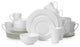 Stone Lain Eleanor Bone China 32 Piece Dinnerware Set, White