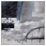 Yuma Framed Canvas - Gray