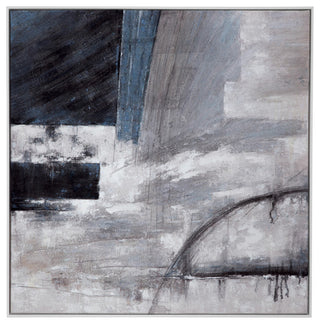 Yuma Framed Canvas - Gray