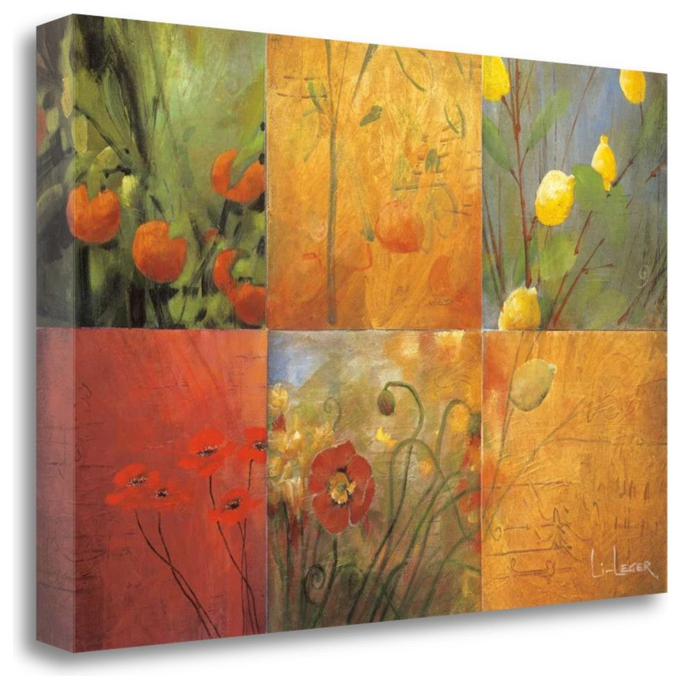 "Citrus Garden" By Don Li-Leger, Giclee Print on Gallery Wrap Canvas