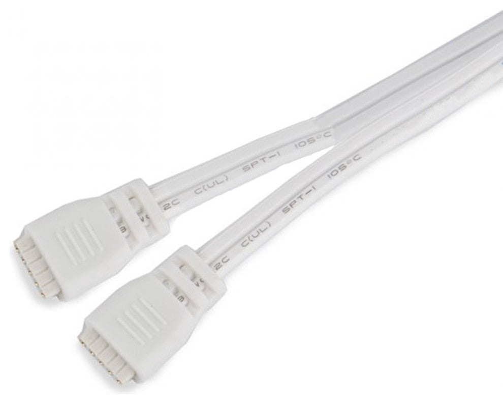 12ft Wall Rated Joiner Cable for invisiLED 16 Gauge 24V, White