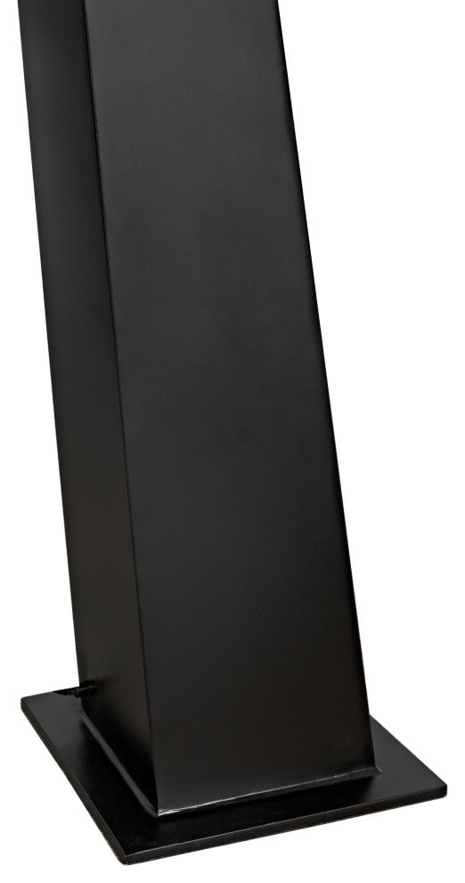 Roy Floor Lamp, Black Metal
