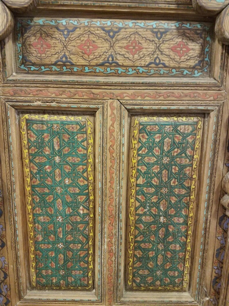 Moroccan Hand Painted Double Door - Zouak