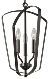 Generation Lighting 5134903 Romee 3 Light 13"W Pendant - Bronze