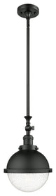 Innovations 206-BK-HFS-84-BK-LED Hampden 1 Light 9" Mini Pendant, Matte Black