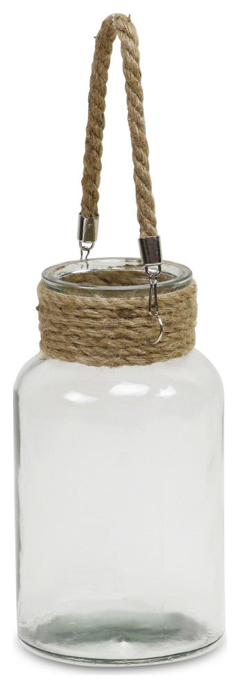 El Morro Glass Jar With Rope, Small