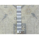 Cream, Hand Knotted White Wash Peshawar, Pure Wool XL Runner Rug, 2'9"x18'9"