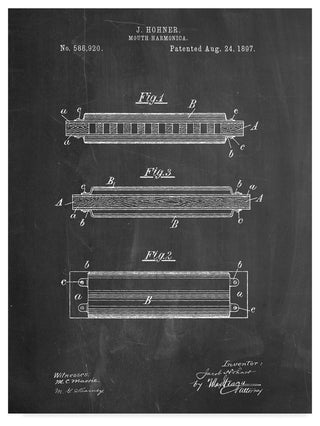 "Harmonica" by Cole Borders, Canvas Art, 24"x18"