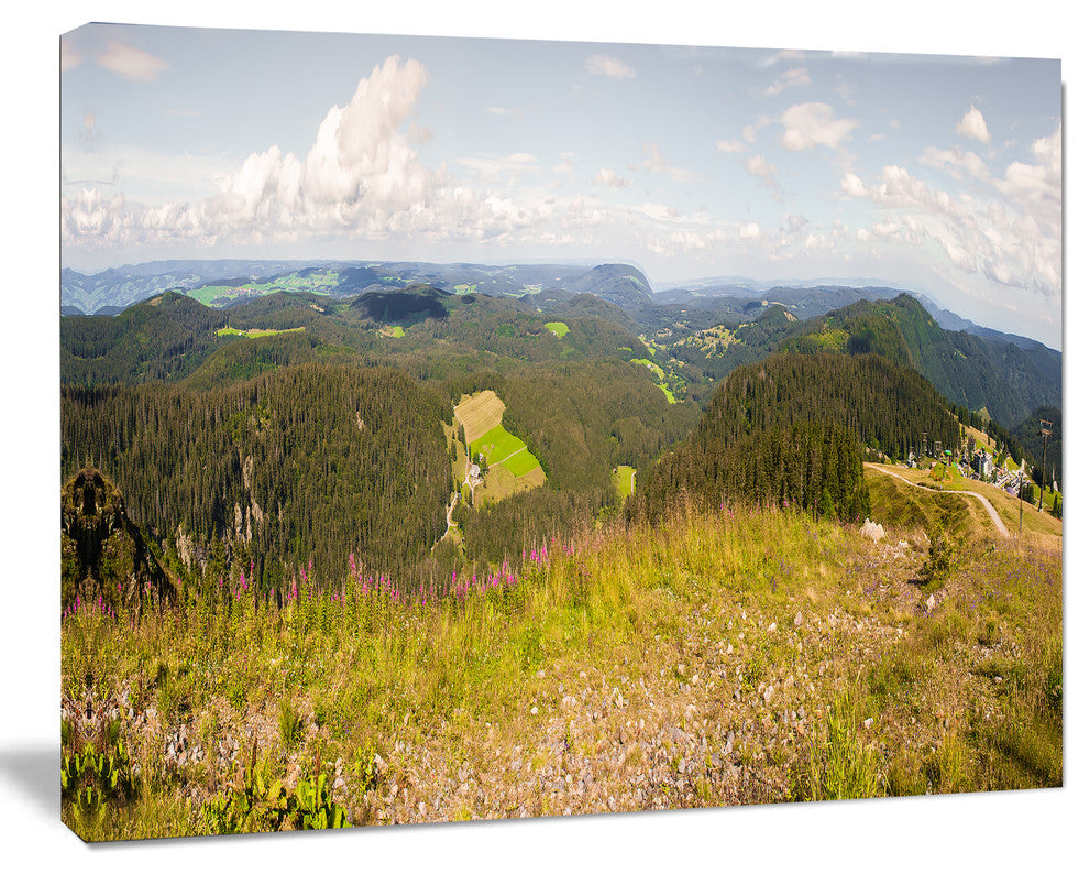Black Forest Germany Panorama, Landscape Canvas Art Print, 40"x30"