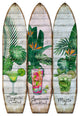 47 X 1 X 71 Multicolor Wood Surfboard  Screen