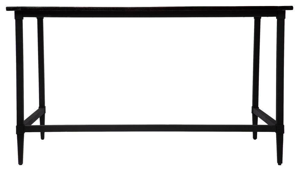 Elle Reclaimed Wood Desk, Black