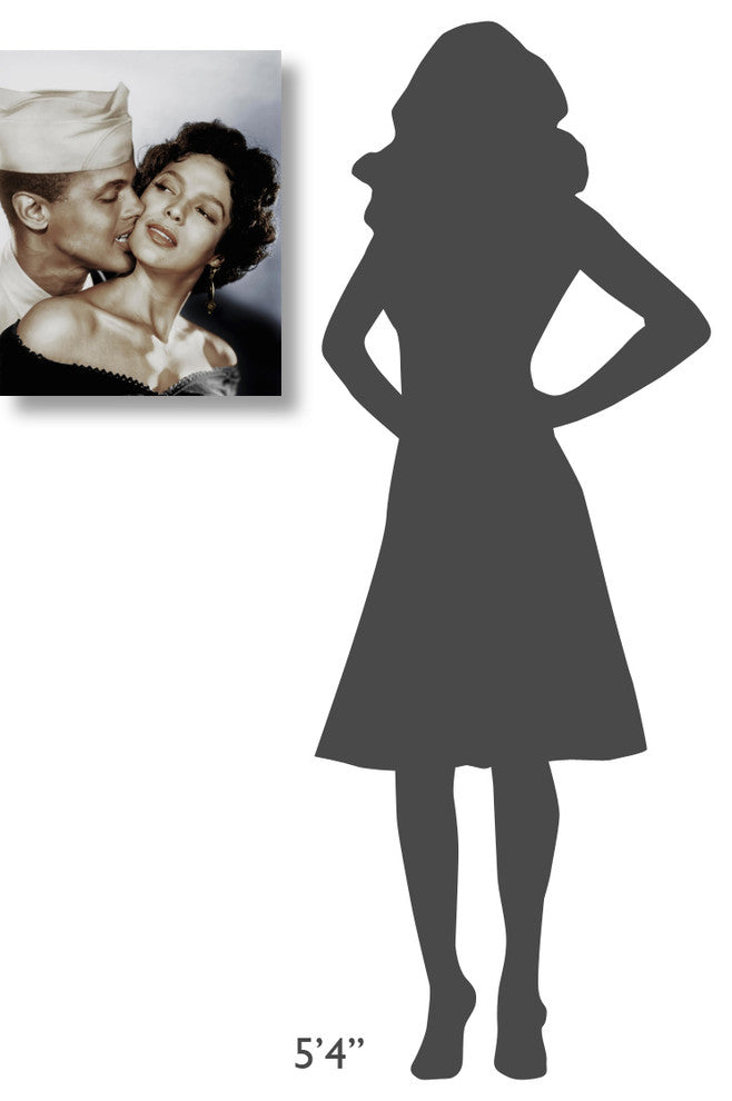 "Harry Belafonte with Dorothy Dandrige" Canvas Giclee, 18"x22"