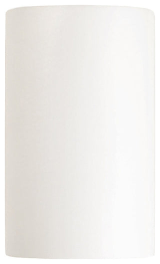 Ambiance Small Cylinder, Open Top/Bottom Wall Sconce, Matte White, Dedicated LED