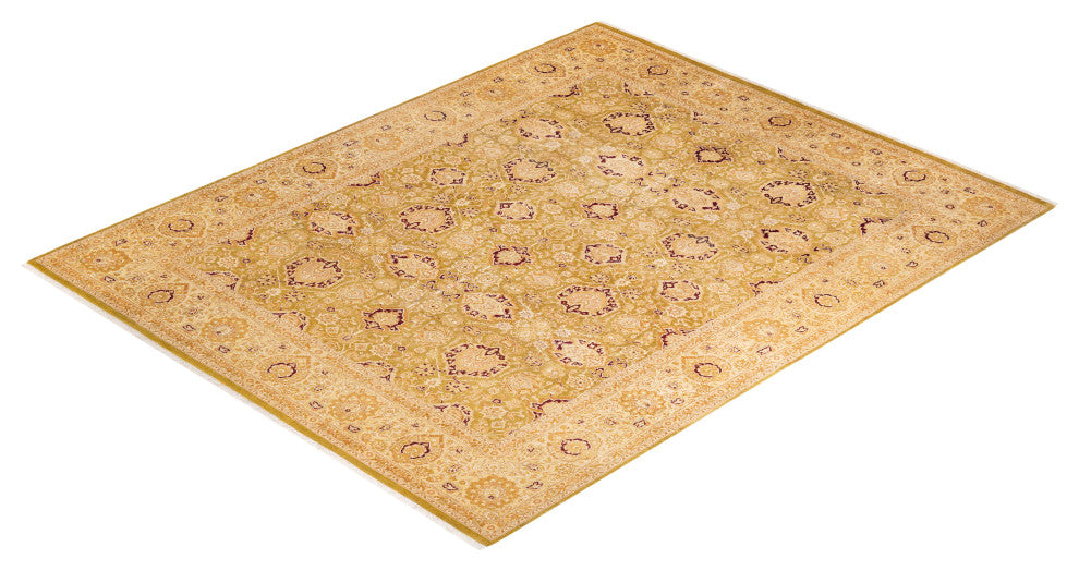 Mogul, One-of-a-Kind Hand-Knotted Area Rug Green, 8' 2" x 10' 1"