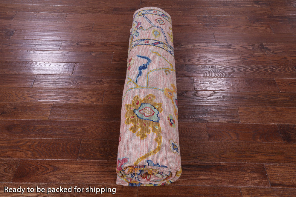 Turkish Oushak Hand Knotted Rug 8' 4" X 9' 10" - Q16057