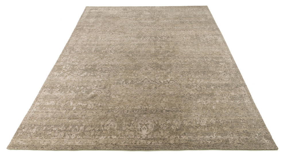 Stone Pewter Hand Knotted Pearl Area Rug by Loloi, 2''0"x3''0"