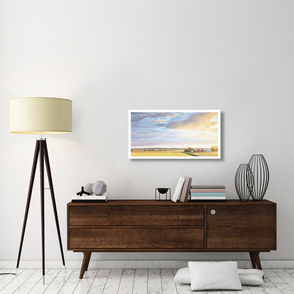 "Heartland Landscape Sky" Digital Paper Print by James Wiens, 38"x20"