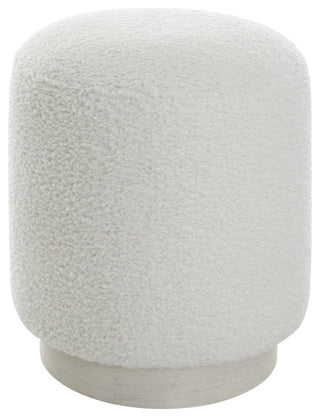 Avila White Ottoman