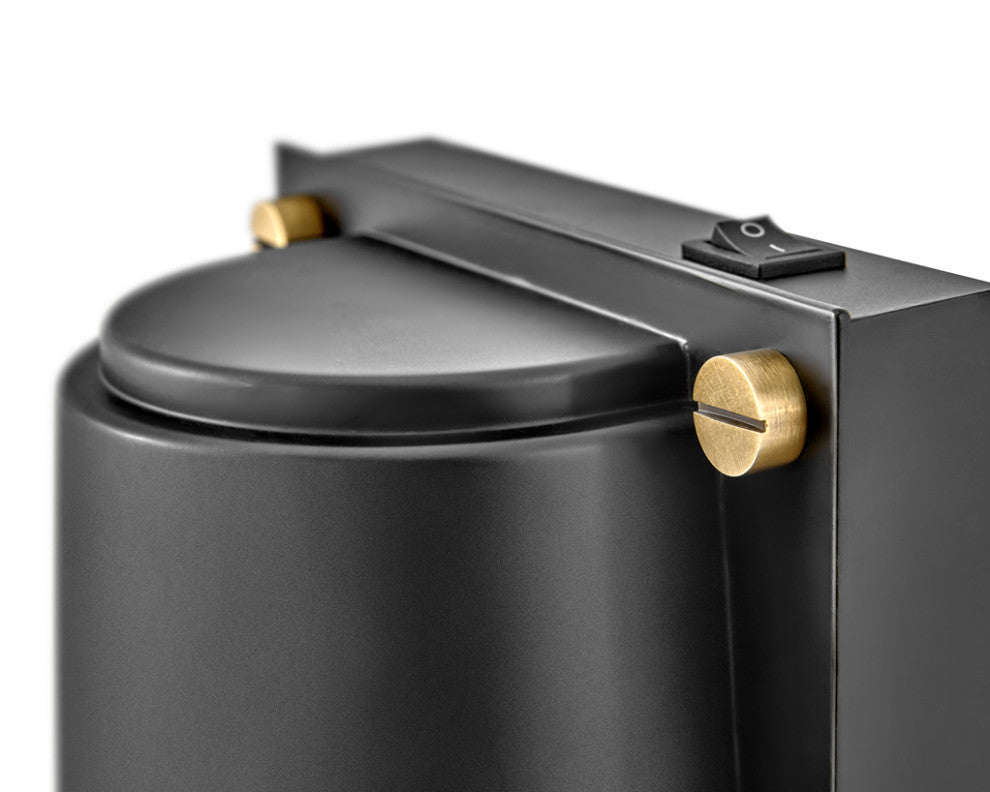 Hinkley Scout 6.75" Single LED Light Wall Sconce, Black