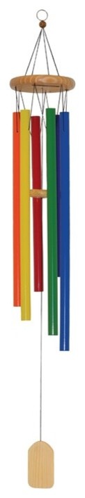 Rainbow Wind Chime, 48"