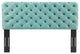 Tufted Headboard, Full Queen Size, Velvet, Blue, Modern Contemporary, Bedroom