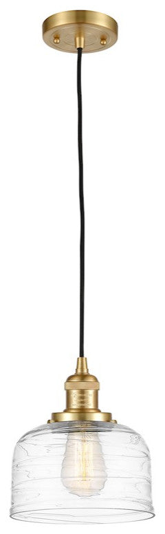 INNOVATIONS 201C-SG-G713 1-Light Mini Pendant Satin Gold
