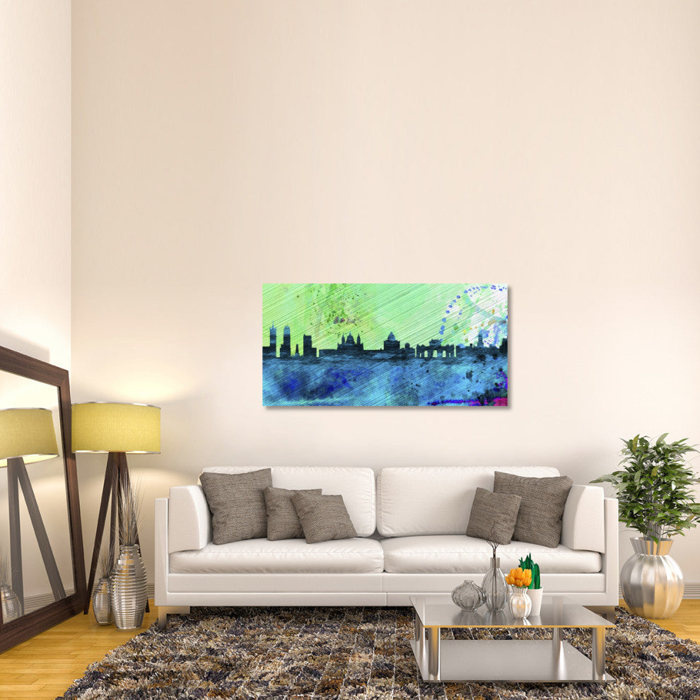 "Madrid City Skyline" Fine Art Print