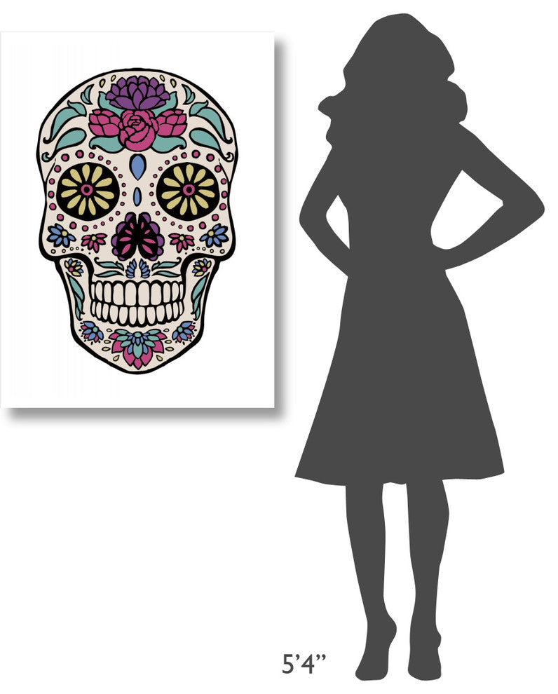 "Sugar Skull III" Digital Paper Print by Janelle Penner, 28"x38"