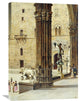 "La Loggia Dei Lanzi, Florence" Artwork, 20" x 30"