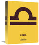 "Libra Zodiac Sign Brown" Fine Art Print