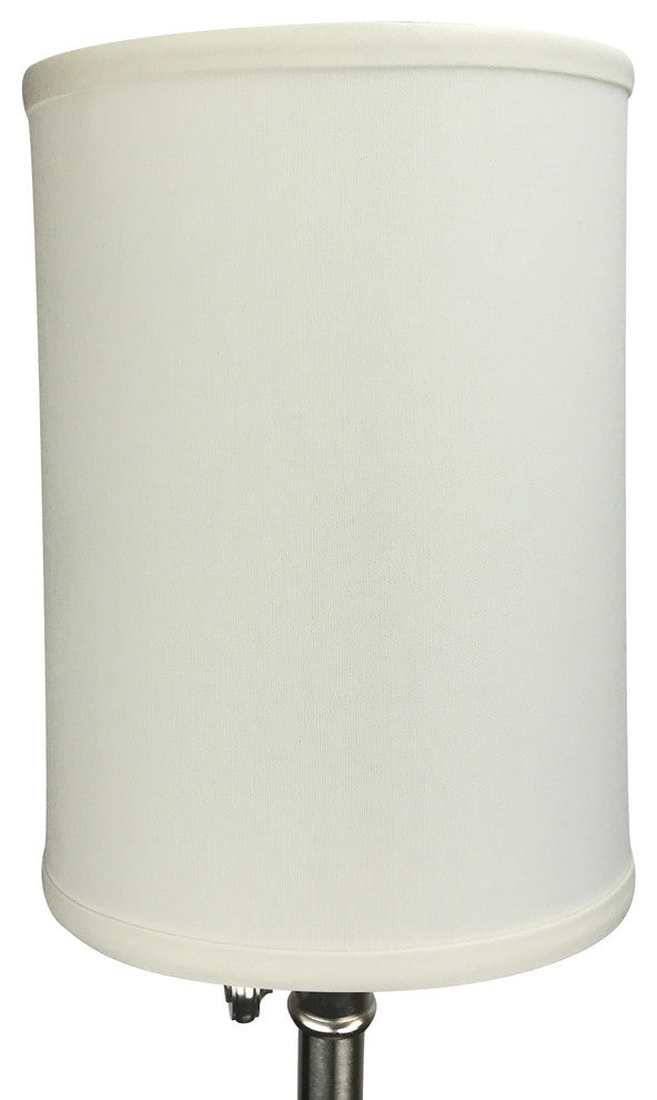 Fenchel Shades, 8"x8"x11" Spider Attachment Drum Lamp Shade, Linen