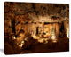 Dark Cango Caves South Africa, African Landscape Canvas Art Print, 40"x30"