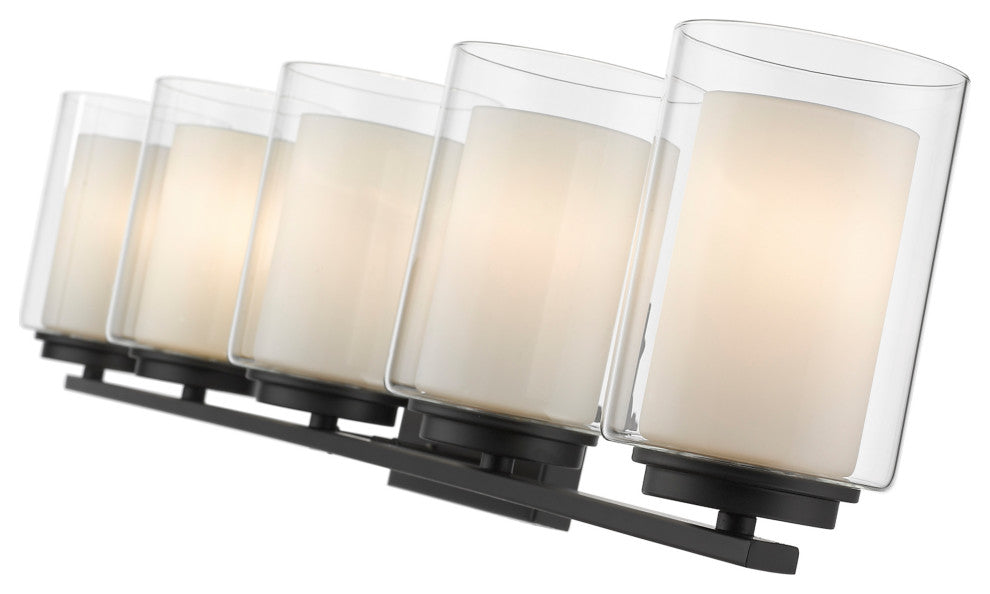 Z-Lite 426-5V Willow 5 Light 41"W Bathroom Vanity Light - Chrome