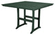Polywood Nautical Trestle 59" Bar Table, Green