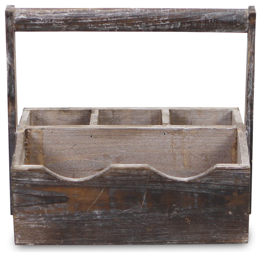 Wooden Garden Caddy, Brown