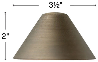 Hinkley Hardy Island Triangular Led Deck Sconce, Matte Bronze