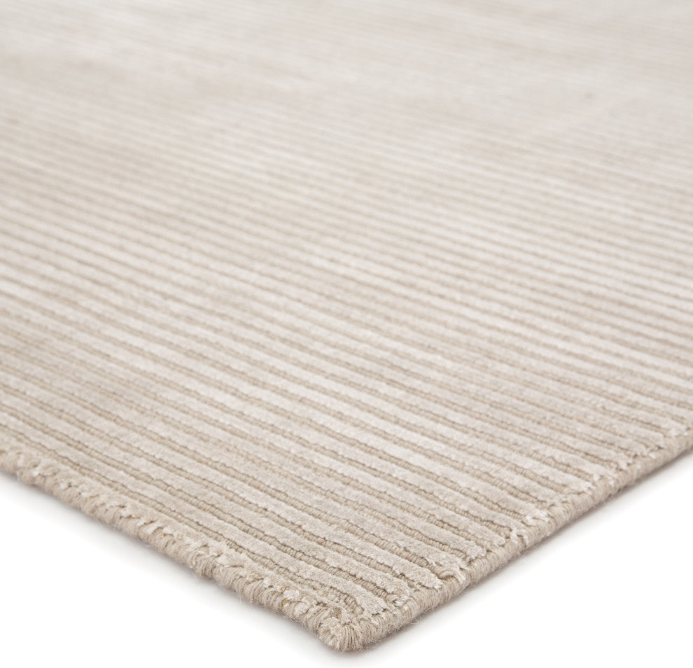 Jaipur Living Basis Handmade Solid Light Gray Area Rug 12'X15'