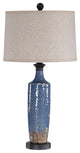 30" Coastal Blue Blue Table Lamp